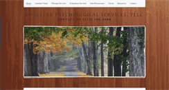 Desktop Screenshot of lonestarpsych.com